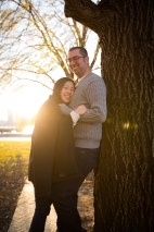 Long Island City New York Engagement Session Locations with a view of NYC